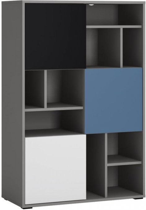 Βιβλιοθήκη χαμηλή Larsen 3D 3