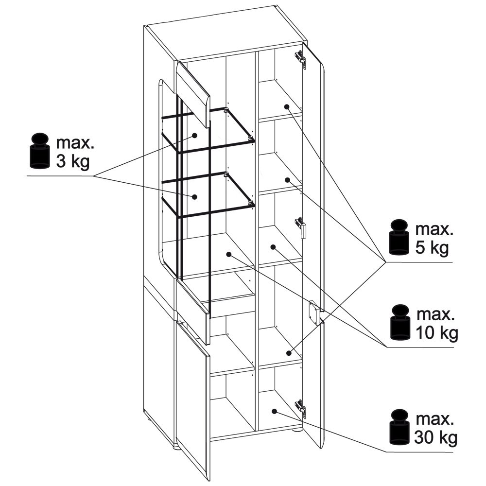 Βιτρίνα Lugano 3D 6