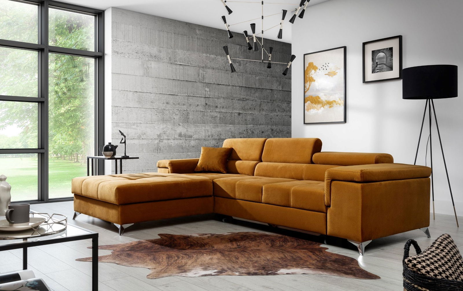 Γωνιακός καναπές Osby 2