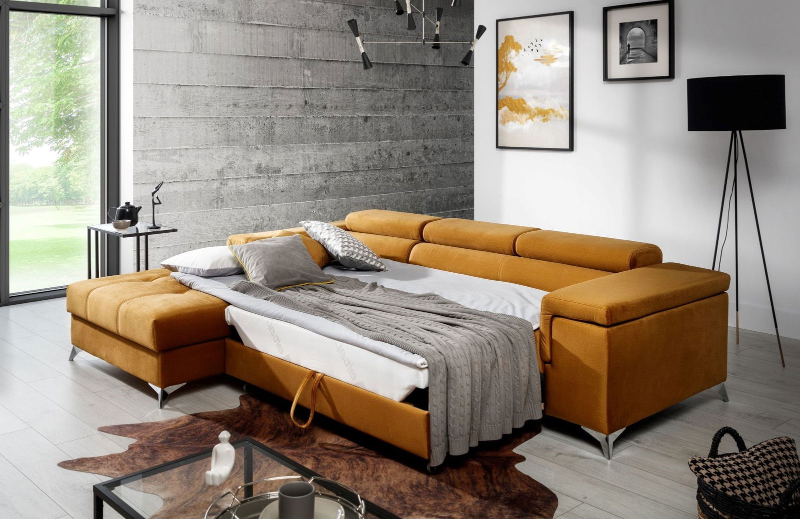 Γωνιακός καναπές Osby 4