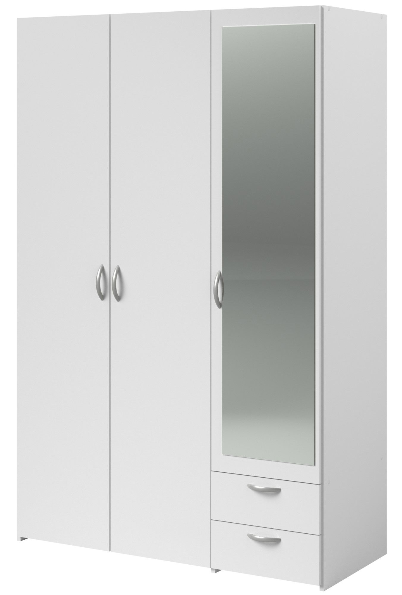 Ντουλάπα Dorm τρίφυλλη με καθρέπτη 6