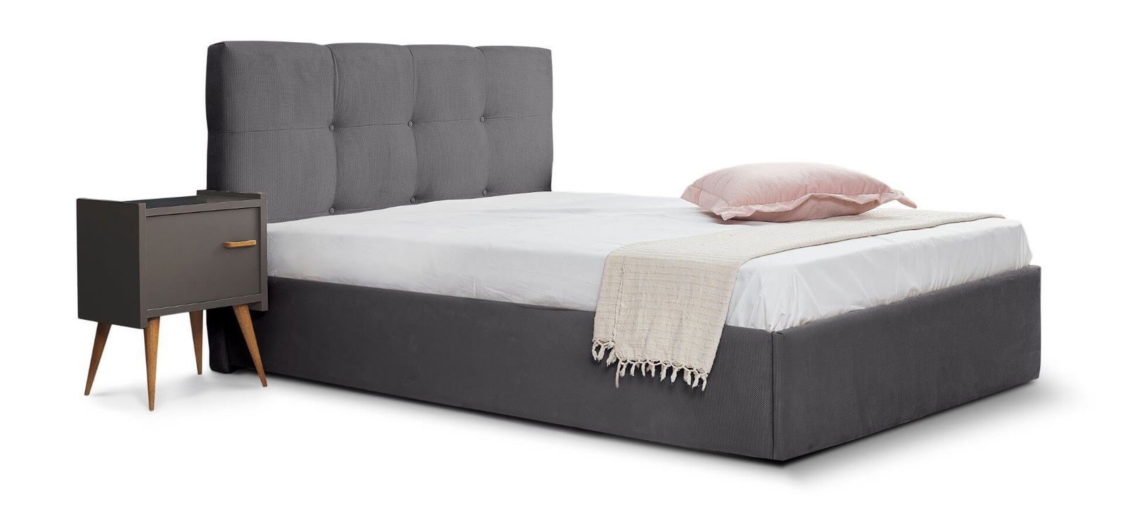 Επενδυμένο Κρεβάτι Famous 3