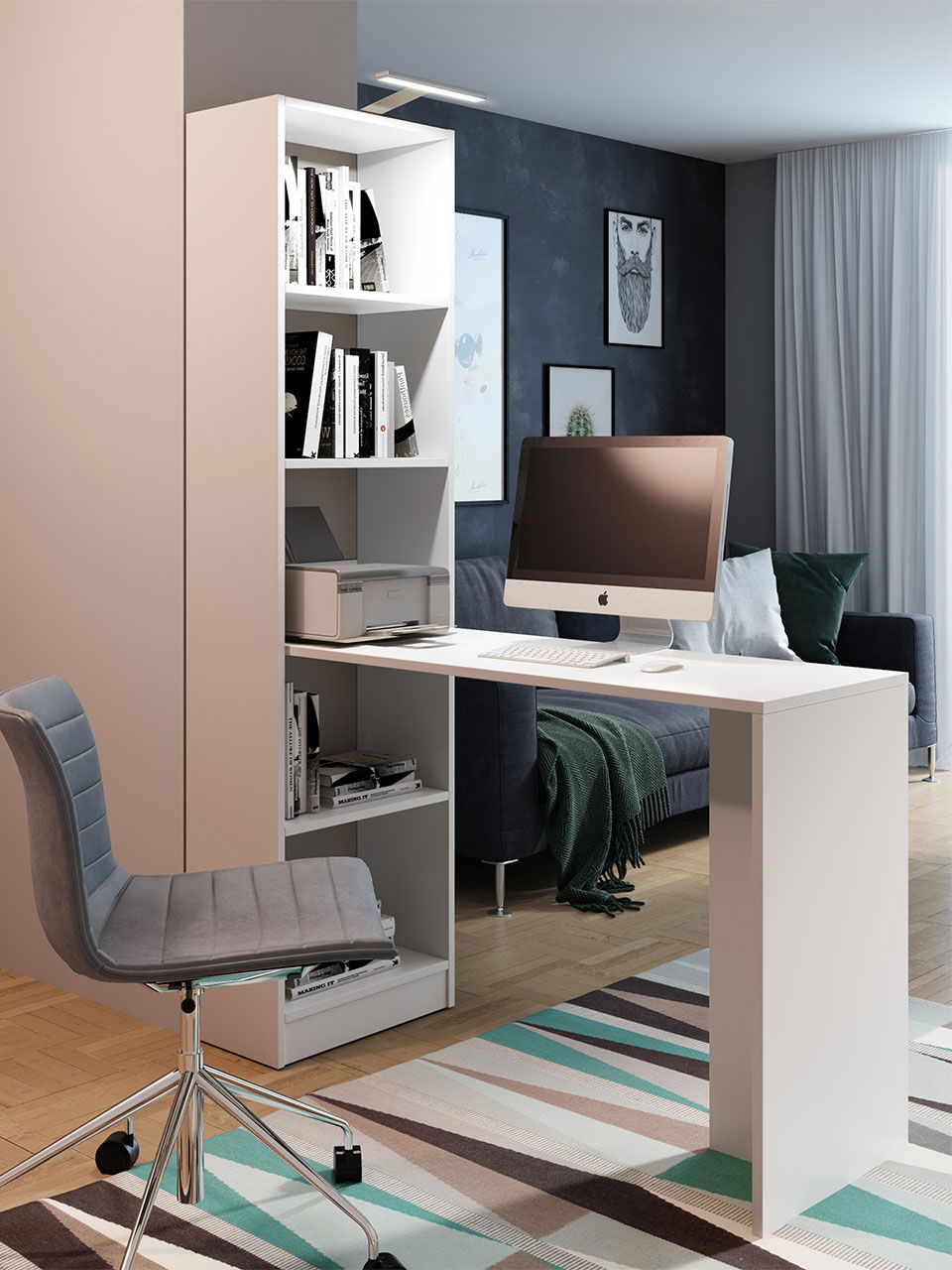 Γραφείο - Βιβλιοθήκη Vacun B1 6