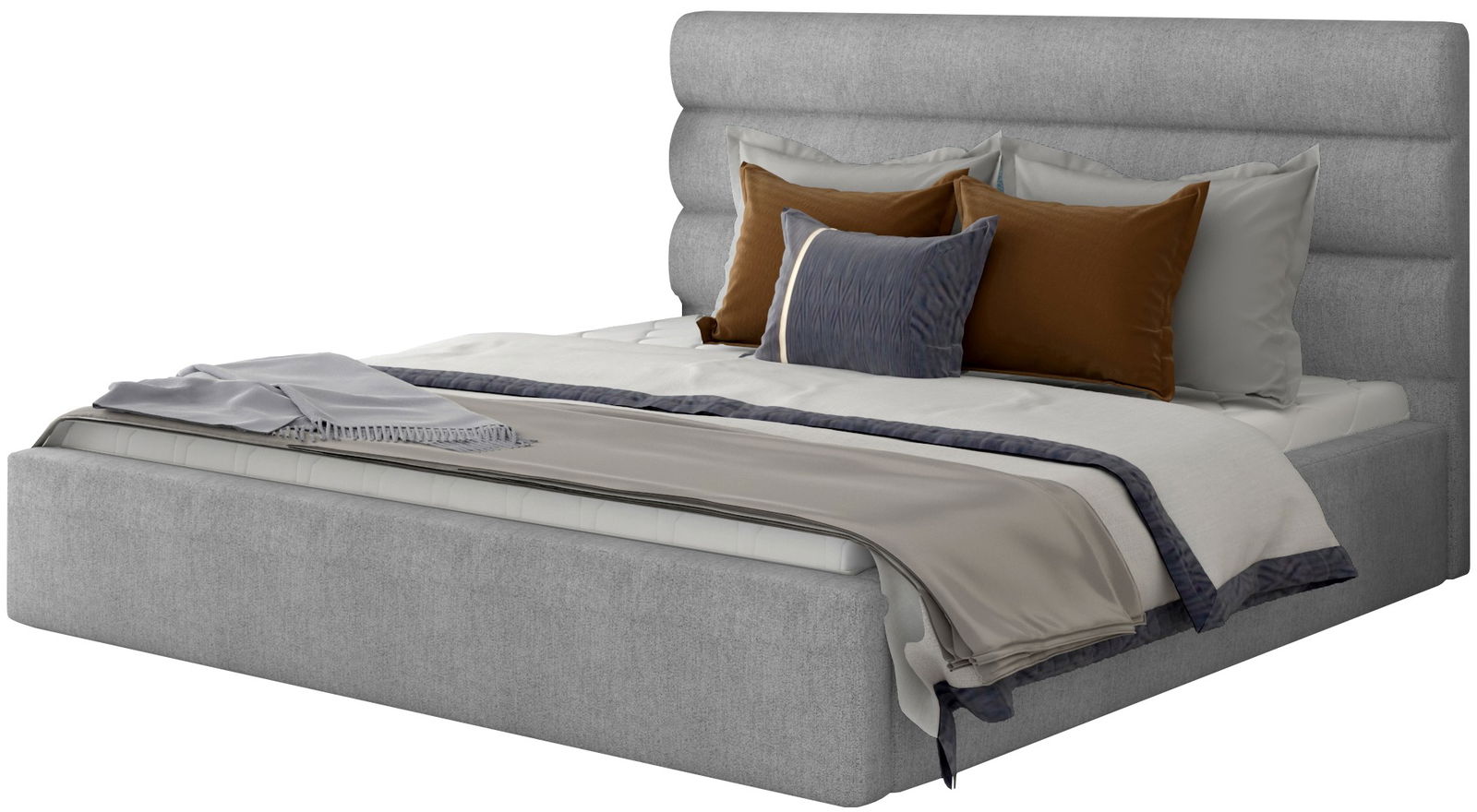 Επενδυμένο κρεβάτι Volcito 4