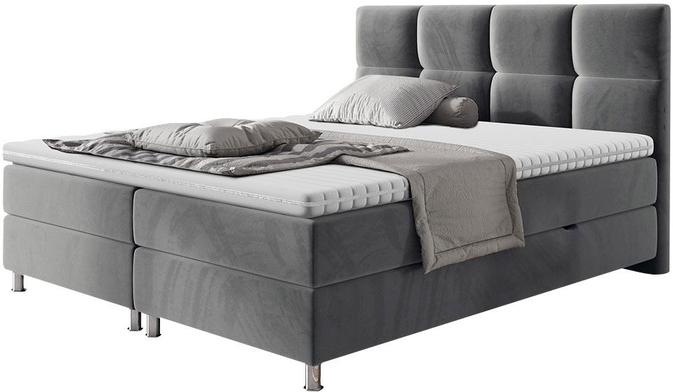 Επενδυμένο κρεβάτι Dave-Gkri-160 x 200 1