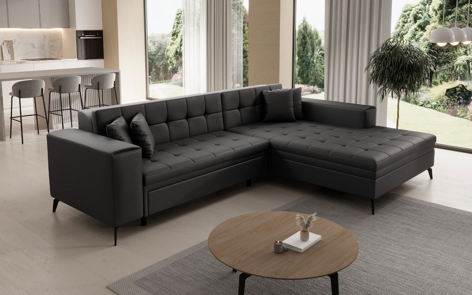 Γωνιακός καναπές Gessola 2