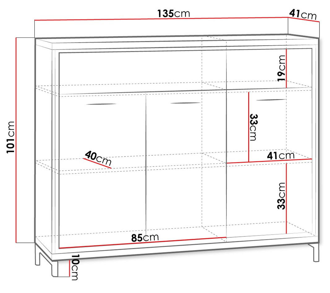 Μπουφές Mediolan AT07 3