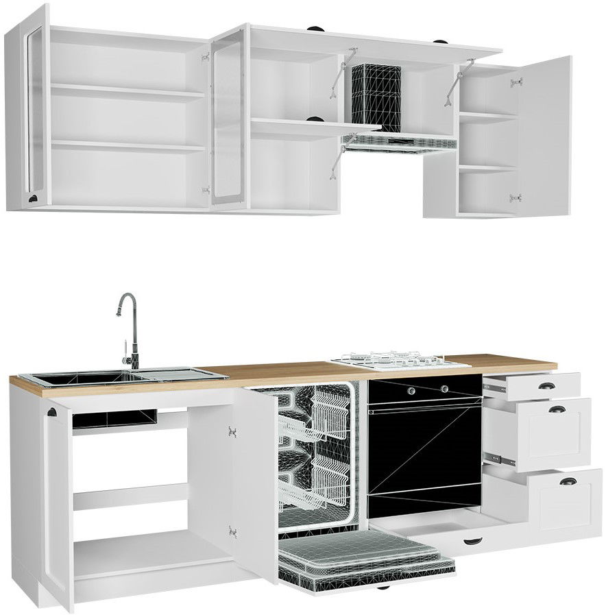 Σύνθεση κουζίνας Adele-Μήκος: 240 εκ. 2