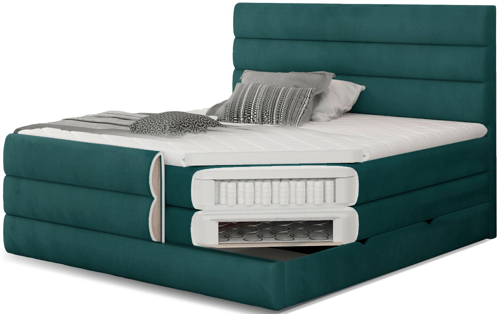 Επενδυμένο κρεβάτι Caribou 5