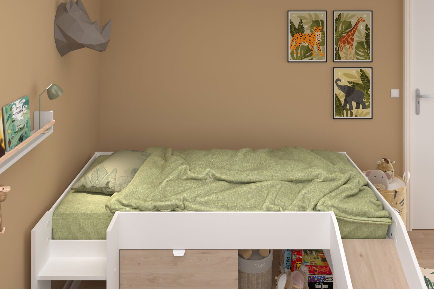 Χαμηλή Κουκέτα Tobby 1