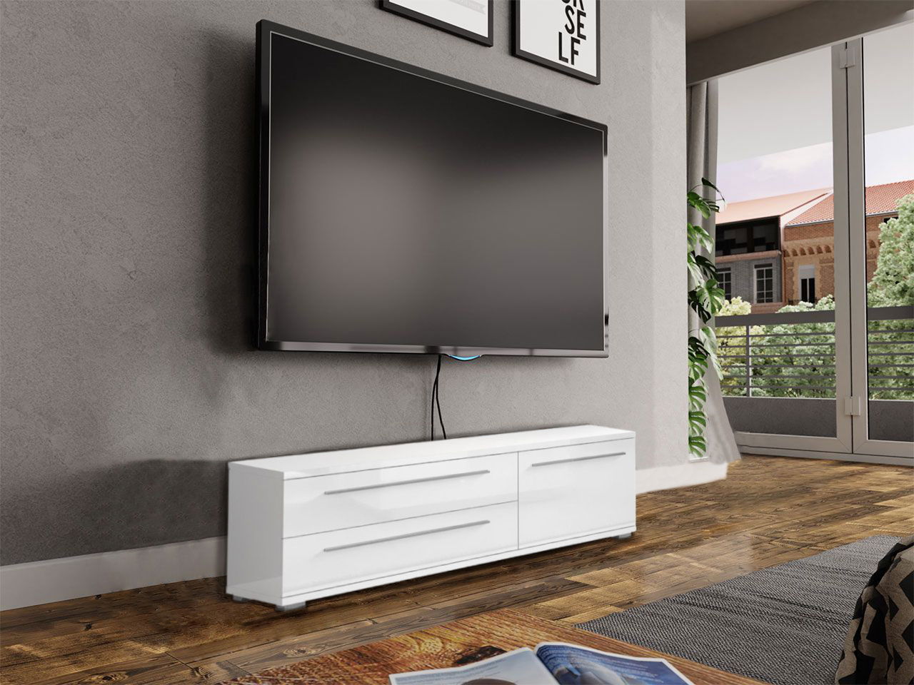 Έπιπλο τηλεόρασης Realm 1D2S 3