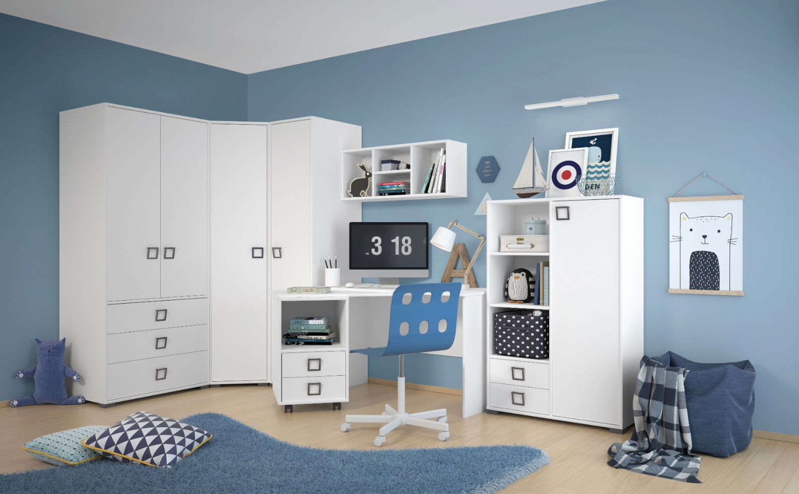 Ντουλάπα δίφυλλη Riddle 2D3S 2