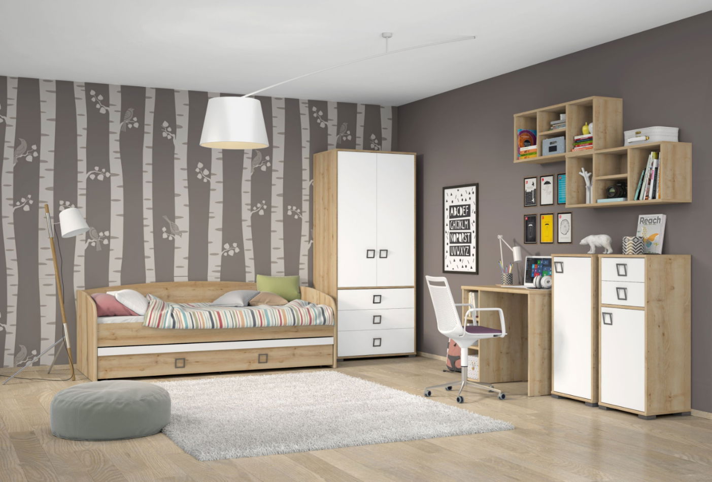 Ντουλάπα δίφυλλη Riddle 2D3S 4