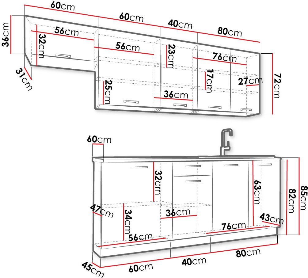 Σύνθεση κουζίνας Clara 2
