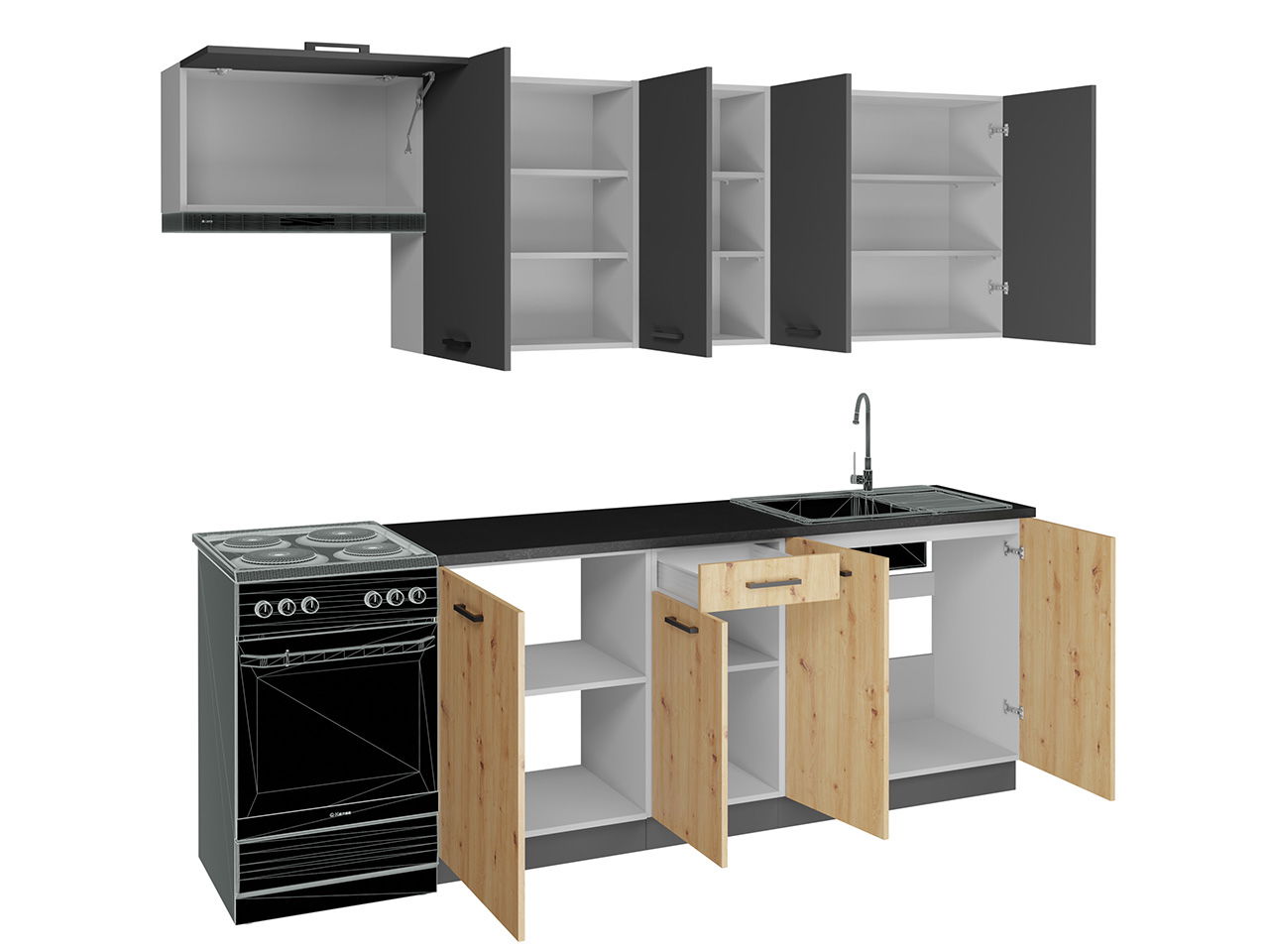 Σύνθεση κουζίνας Clara 3