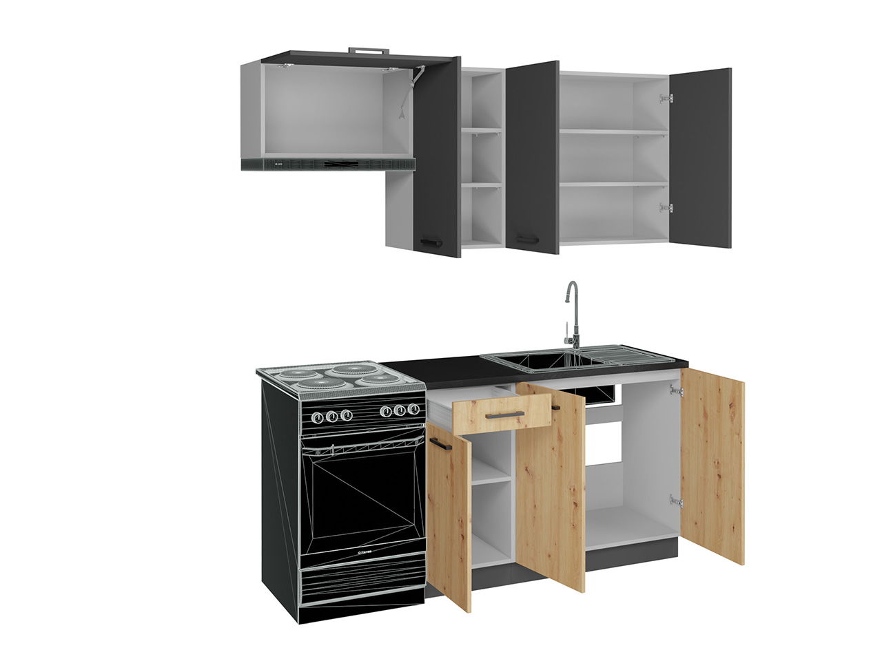 Σύνθεση κουζίνας Clara 6