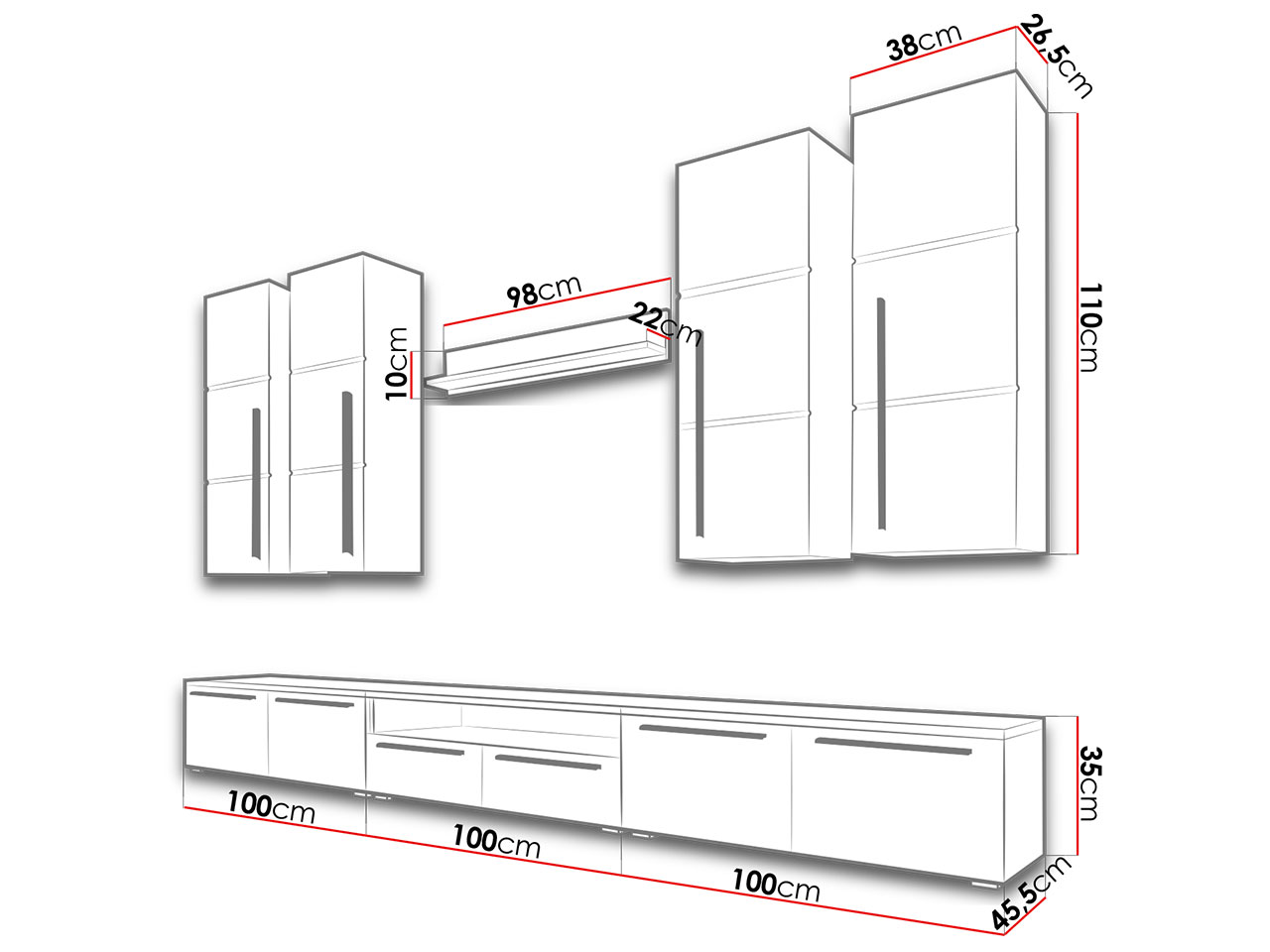 Σύνθετο σαλονιού Bari 6
