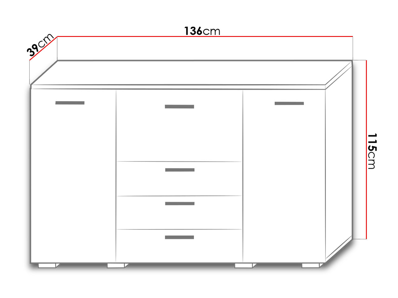 Μπουφές Bari 5