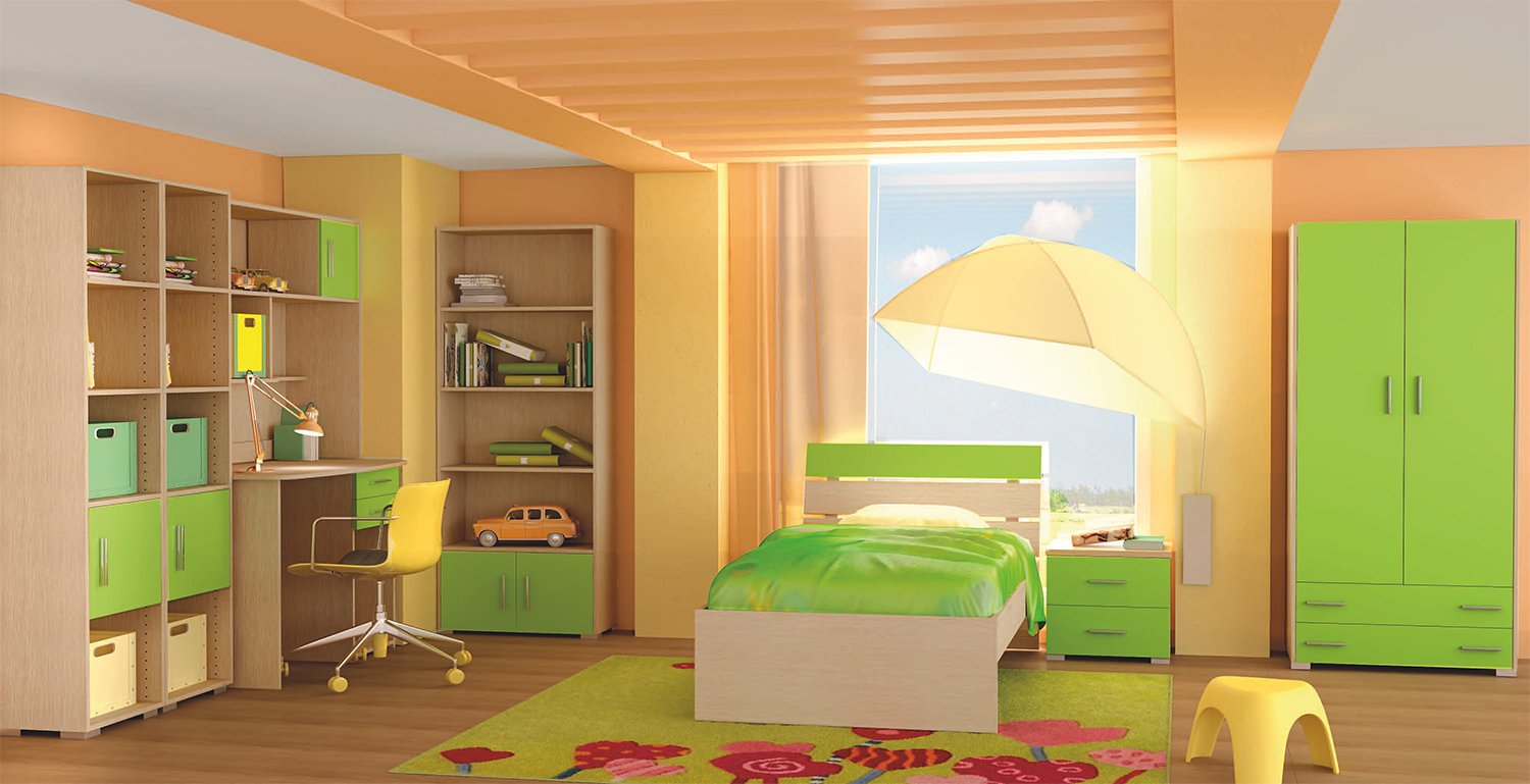 Σετ παιδικού δωματίου Νότα 2