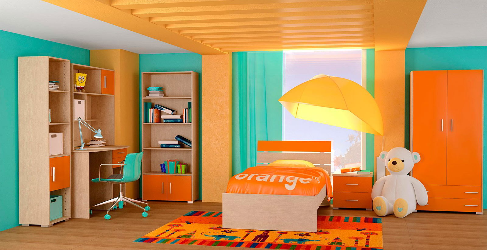 Σετ παιδικού δωματίου Νότα 3