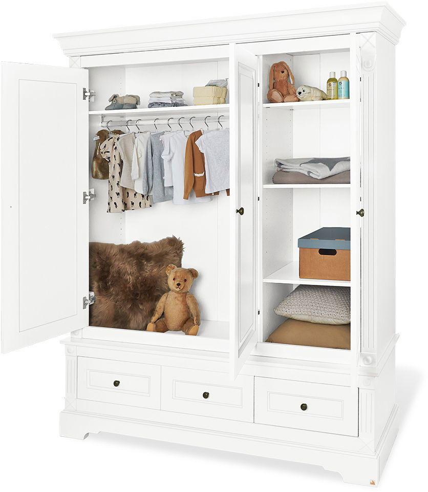 Ντουλάπα Emilia τρίφυλλη 2