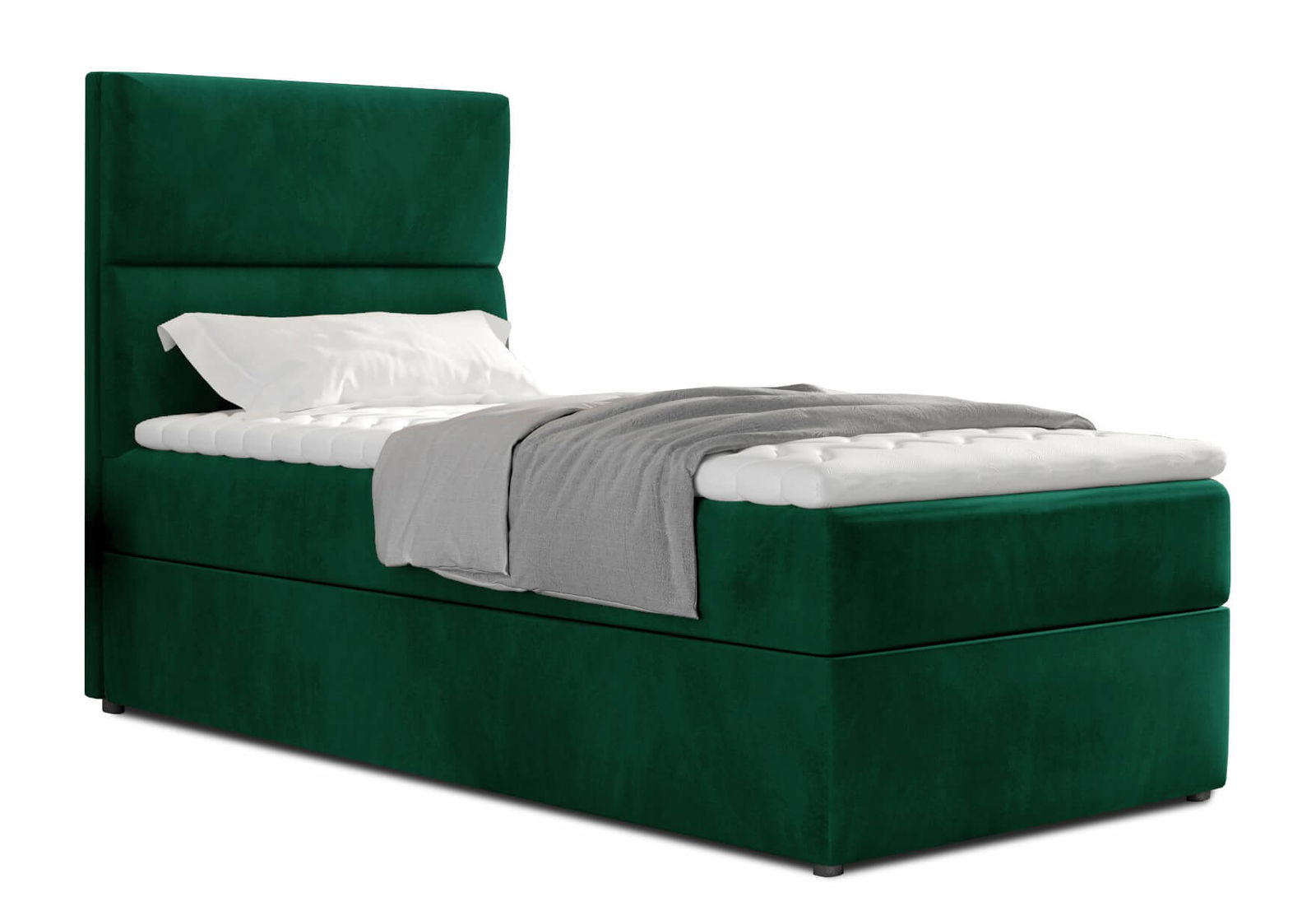 Επενδυμένο κρεβάτι Odette-Prasino 1