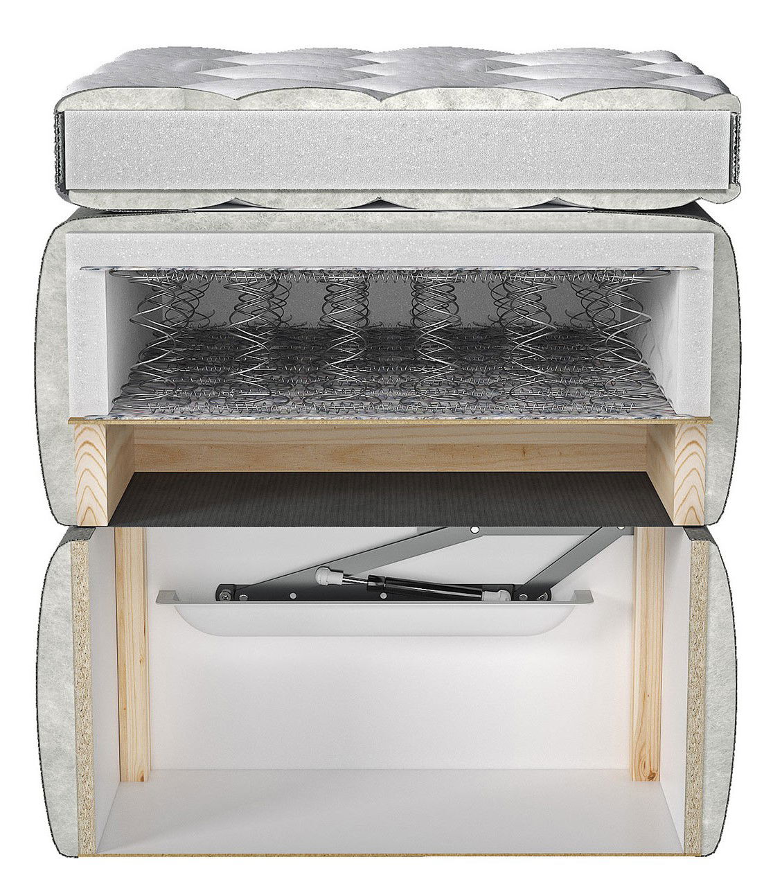 Επενδυμένο κρεβάτι Elegance 5