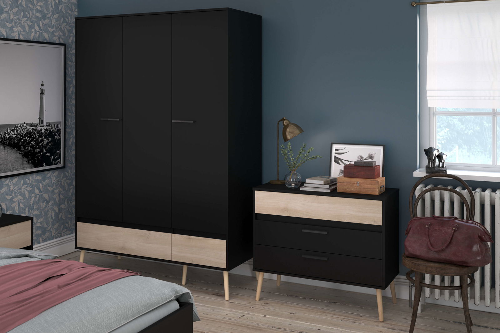 Ντουλάπα τρίφυλλη Randers 5