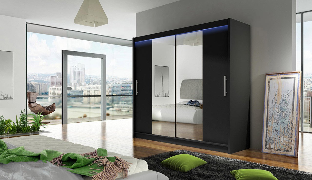 Ντουλάπα London II συρόμενη 2