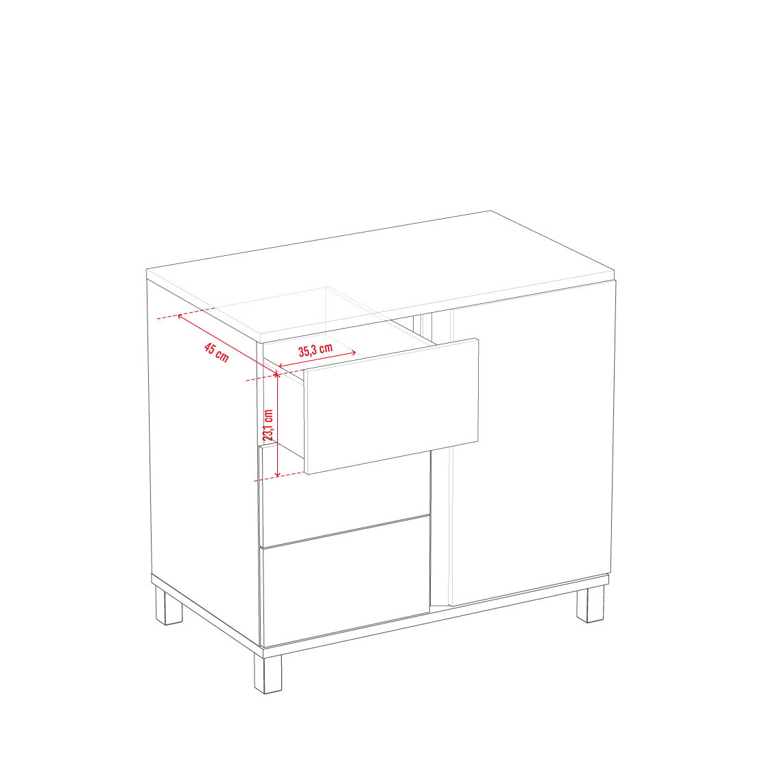 Συρταριέρα Altitude 6