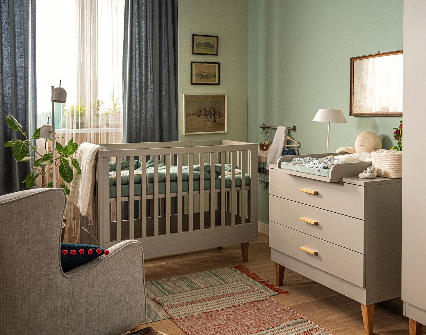 Σετ βρεφικού δωματίου Lounge Grey 1