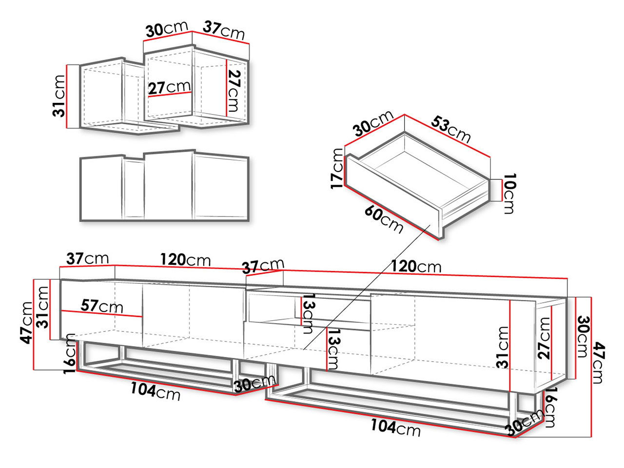 Σύνθεση σαλονιού Haus II 3