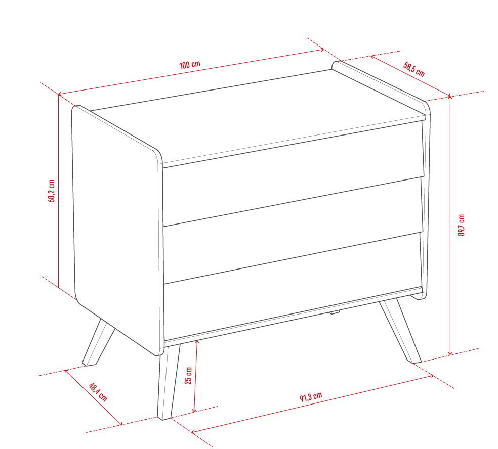 Συρταριέρα 3D Vintage 3