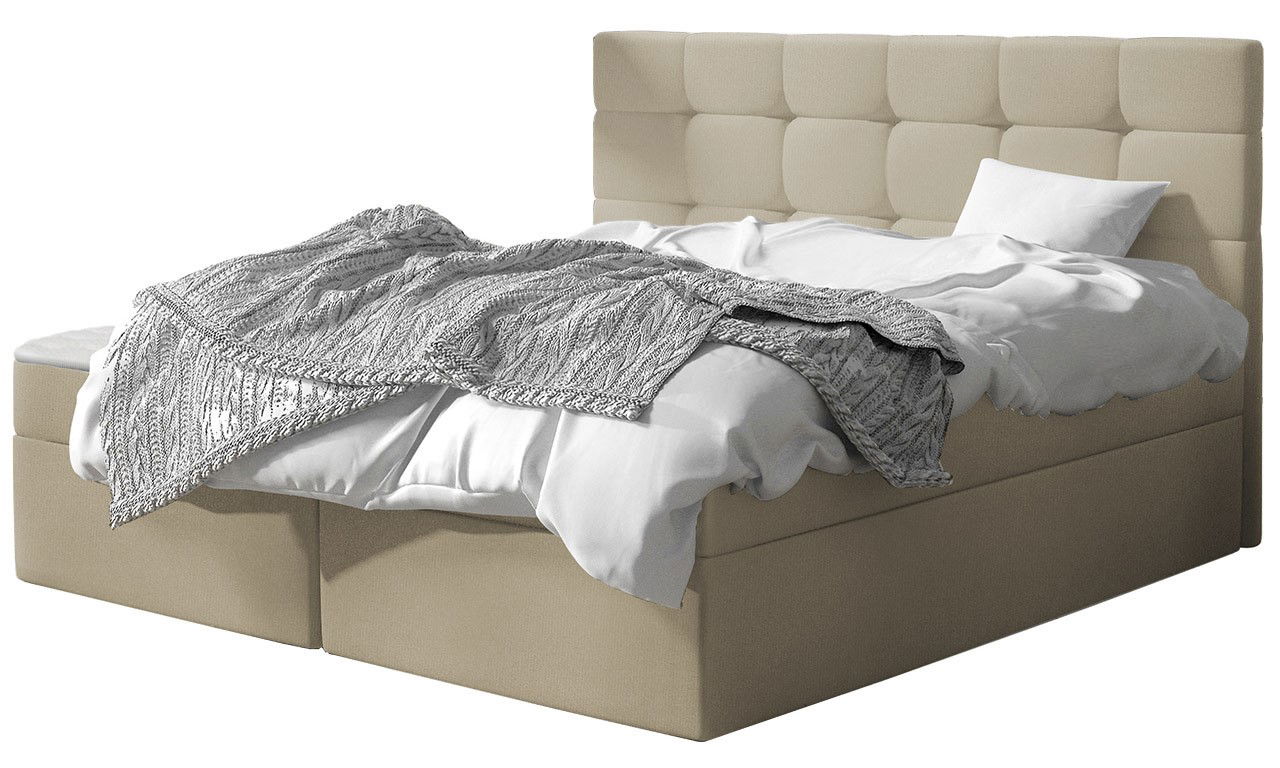 Επενδυμένο κρεβάτι Luanda 1