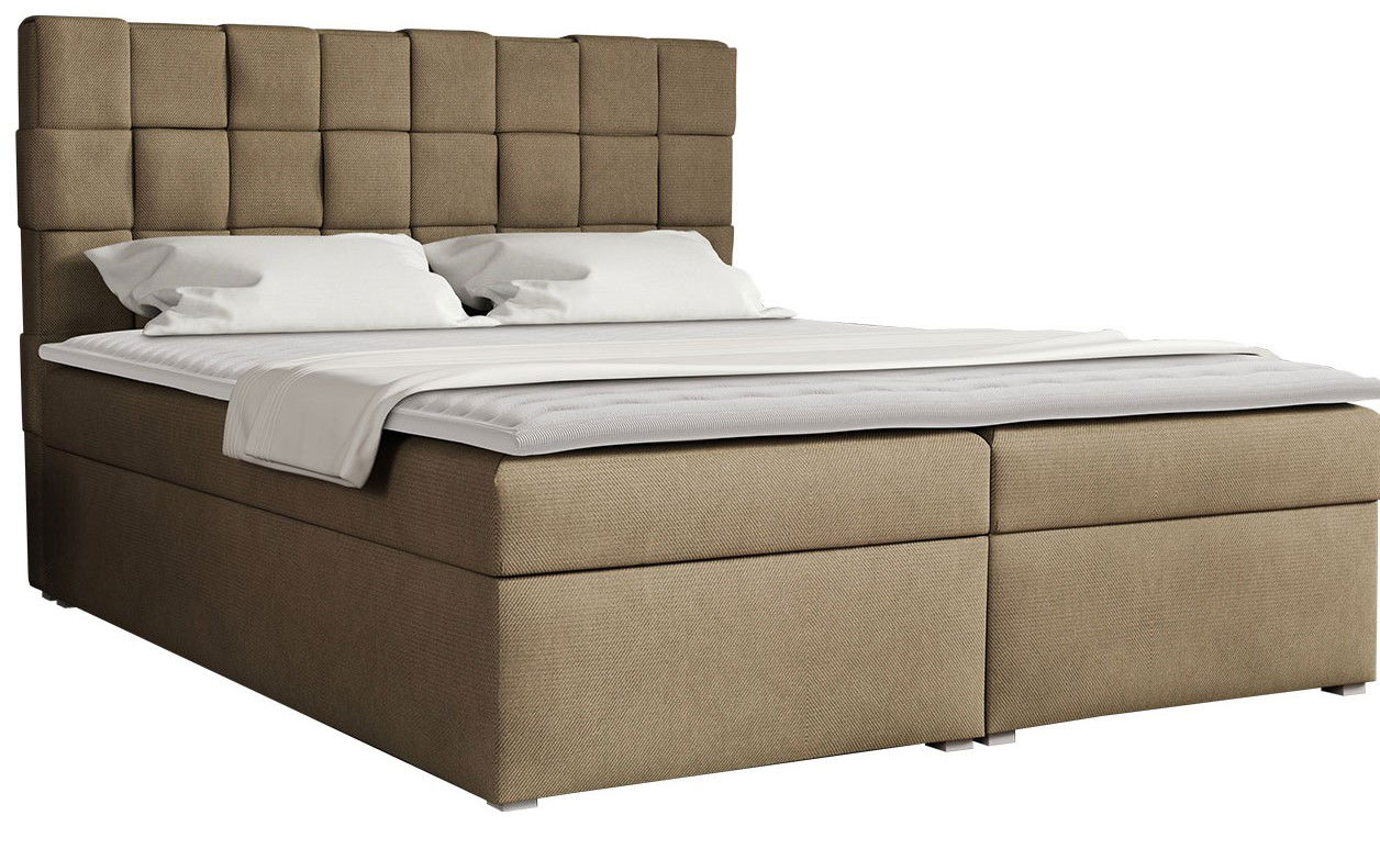 Επενδυμένο κρεβάτι Malmo Box 1