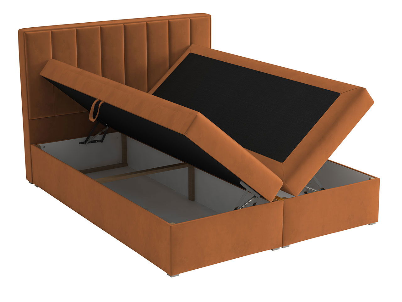 Επενδυμένο κρεβάτι ideal Box 2