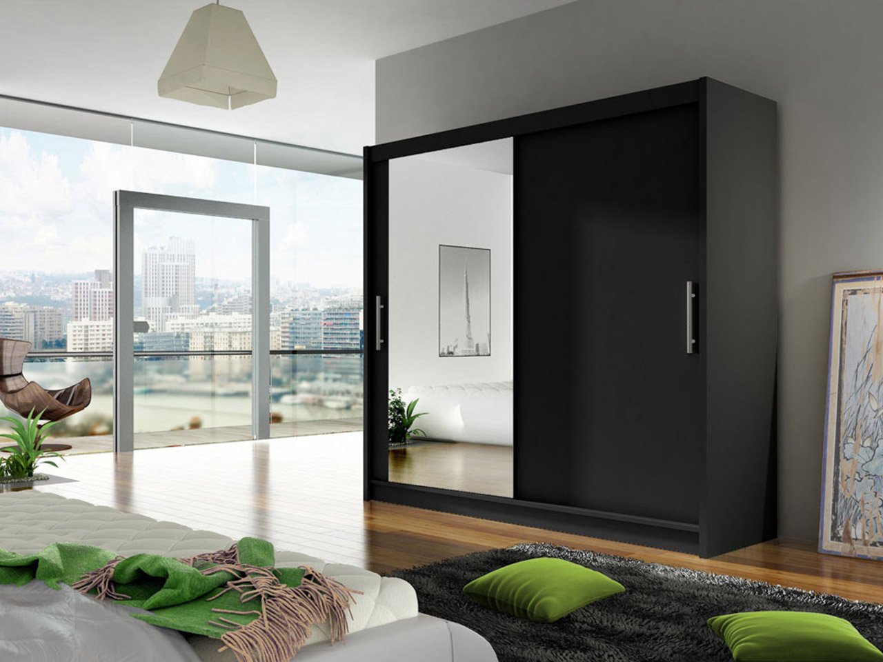 Ντουλάπα London VI συρόμενη 5