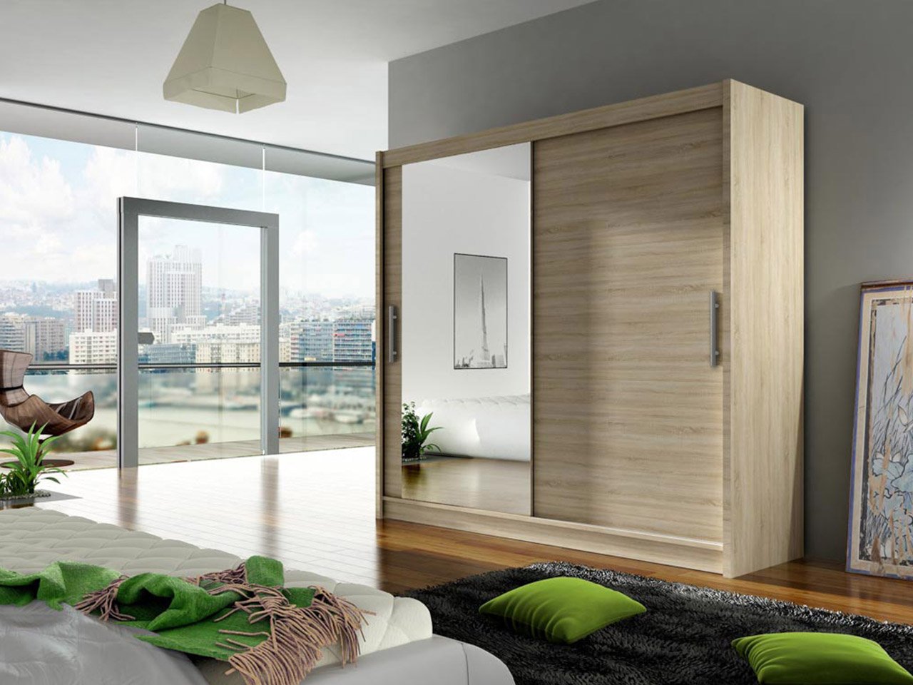 Ντουλάπα London VI συρόμενη 6