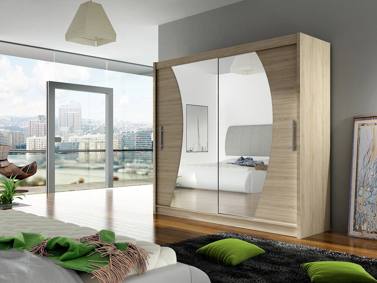 Ντουλάπα London IX συρόμενη 2