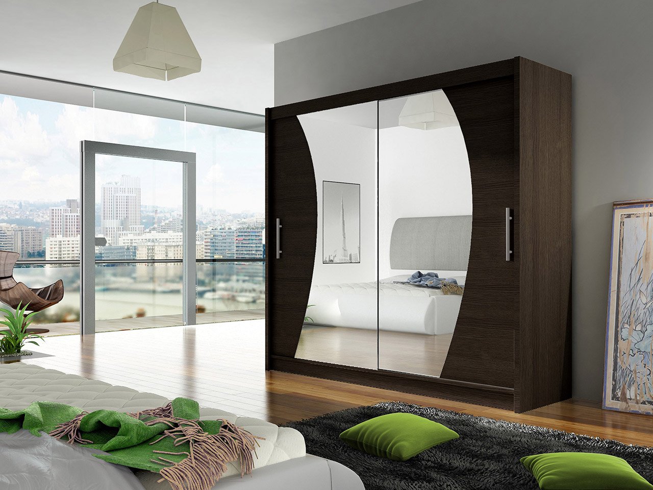 Ντουλάπα London IX συρόμενη 5