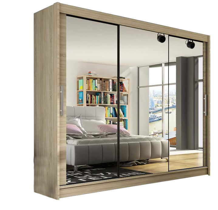 Ντουλάπα Aston III συρόμενη 1