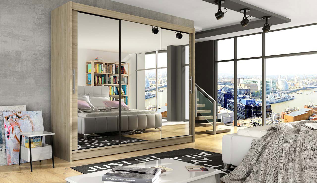 Ντουλάπα Aston III συρόμενη 5