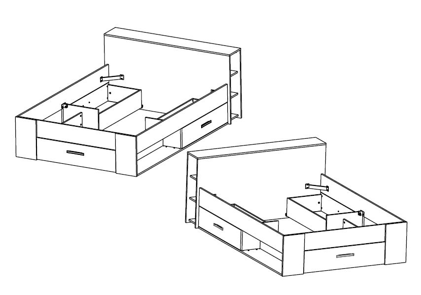 Κρεβάτι Robin 3