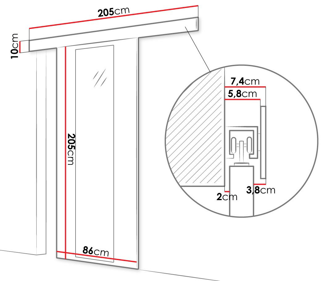 Συρόμενη πόρτα Marti IV 3