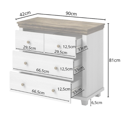 Συρταριέρα Capel 4S 3