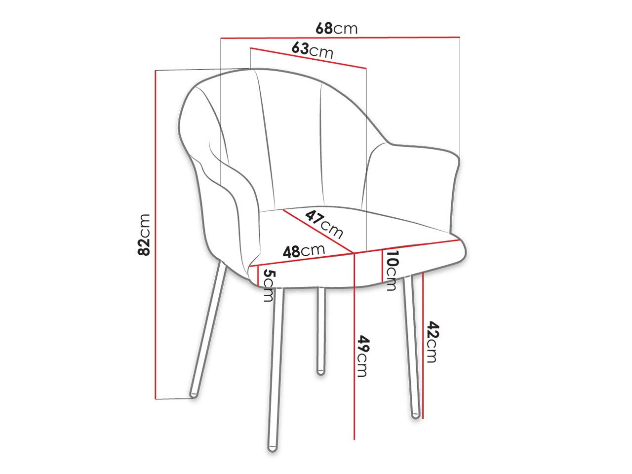 Καρέκλα Poter 3