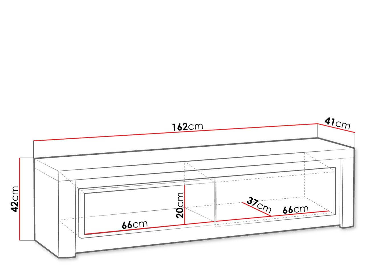 Έπιπλο τηλεόρασης Livinio 6