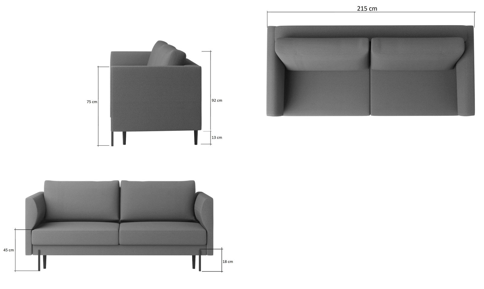 Καναπές - Κρεβάτι Evir 3