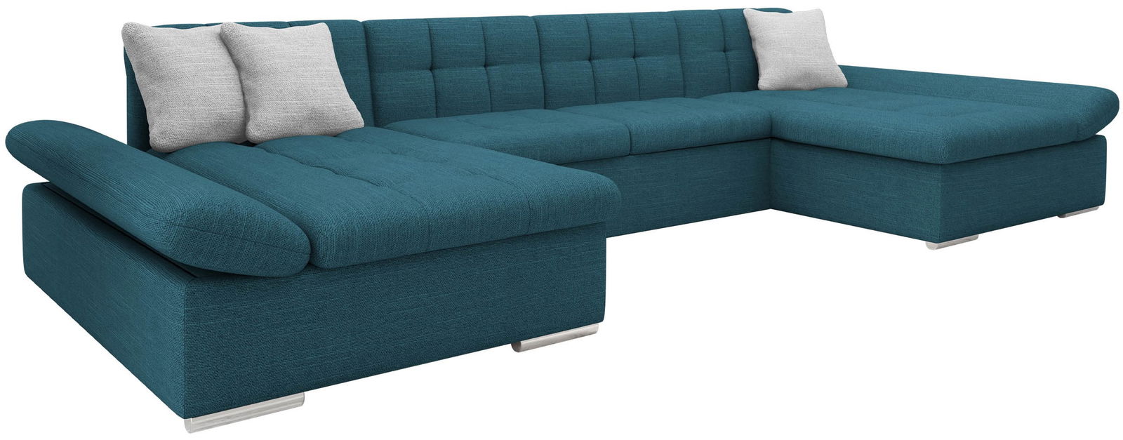 Γωνιακός καναπές Alia-Petrol 1