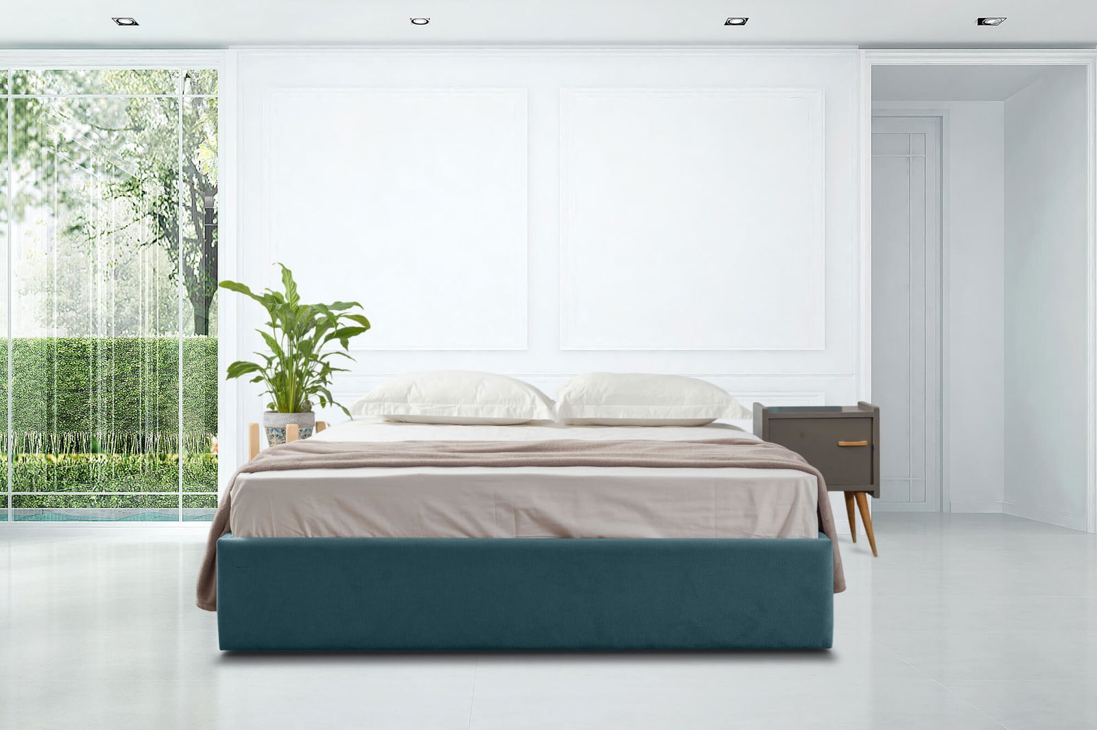 Επενδυμένο Κρεβάτι Earth 2